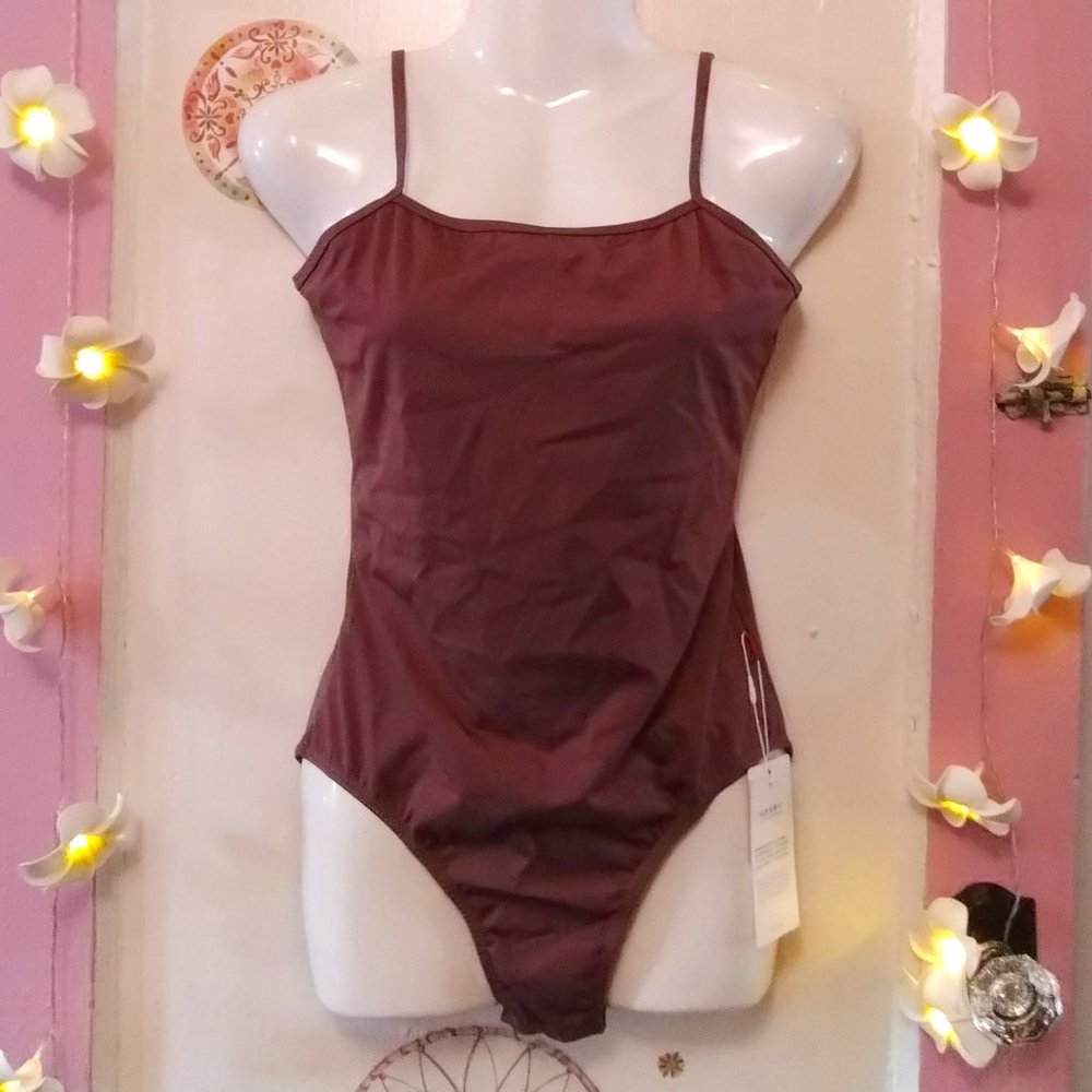 Daydance (170) Strappy Leotard in Brown